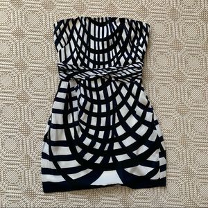 Theory Silk Strapless Dress